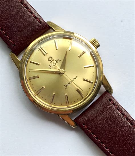 vintage omega seamaster gold